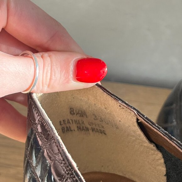 Vintage Leather Heels - Picture 3 of 5